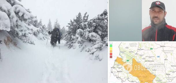 Winter is back in the Carpathians: -4 degrees Celsius outside and piles of snow. Video