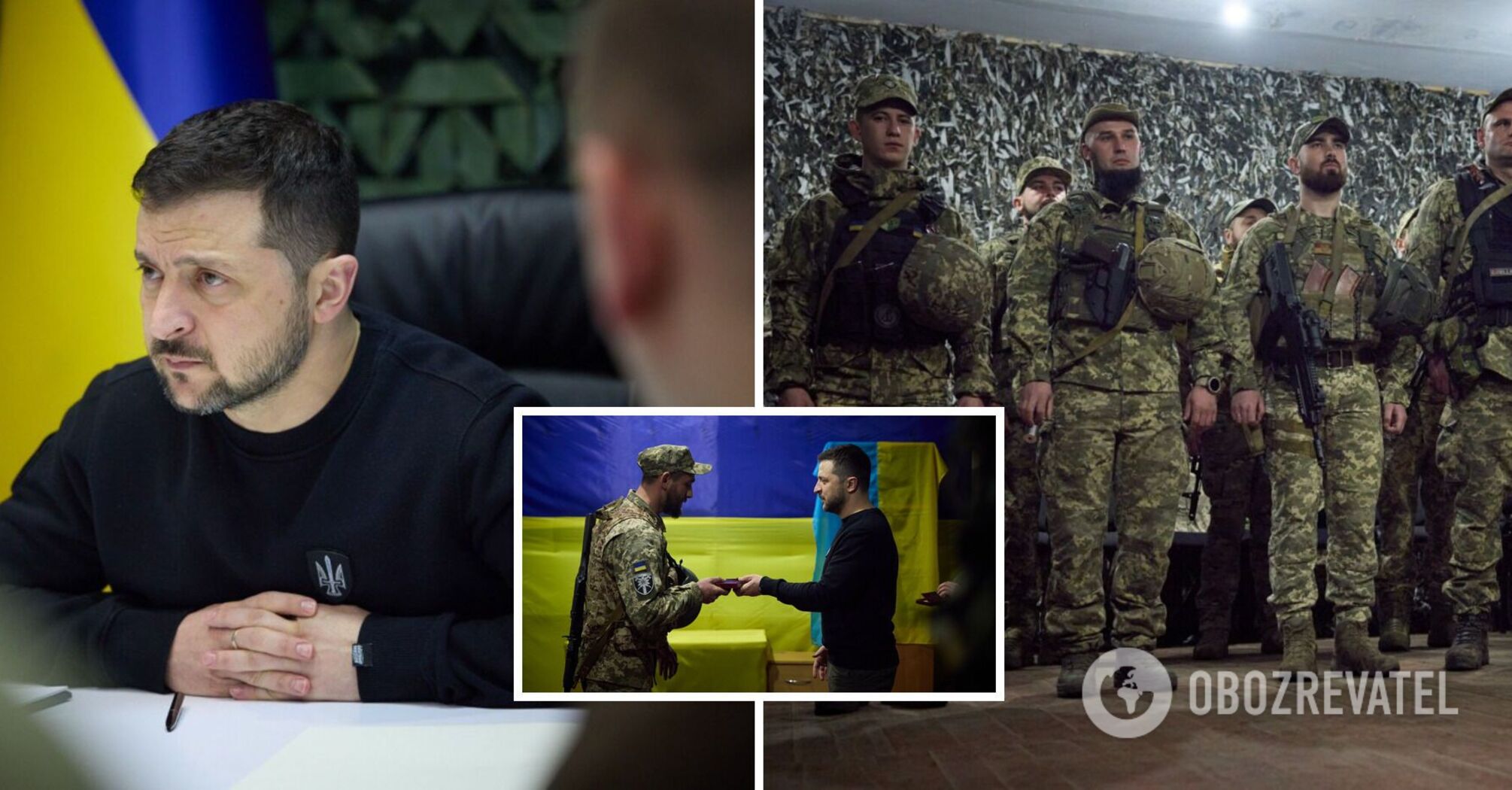 Zelenskyy arrives at the frontline in the Zaporizhzhia region to present awards to the defenders of Ukraine. Video.