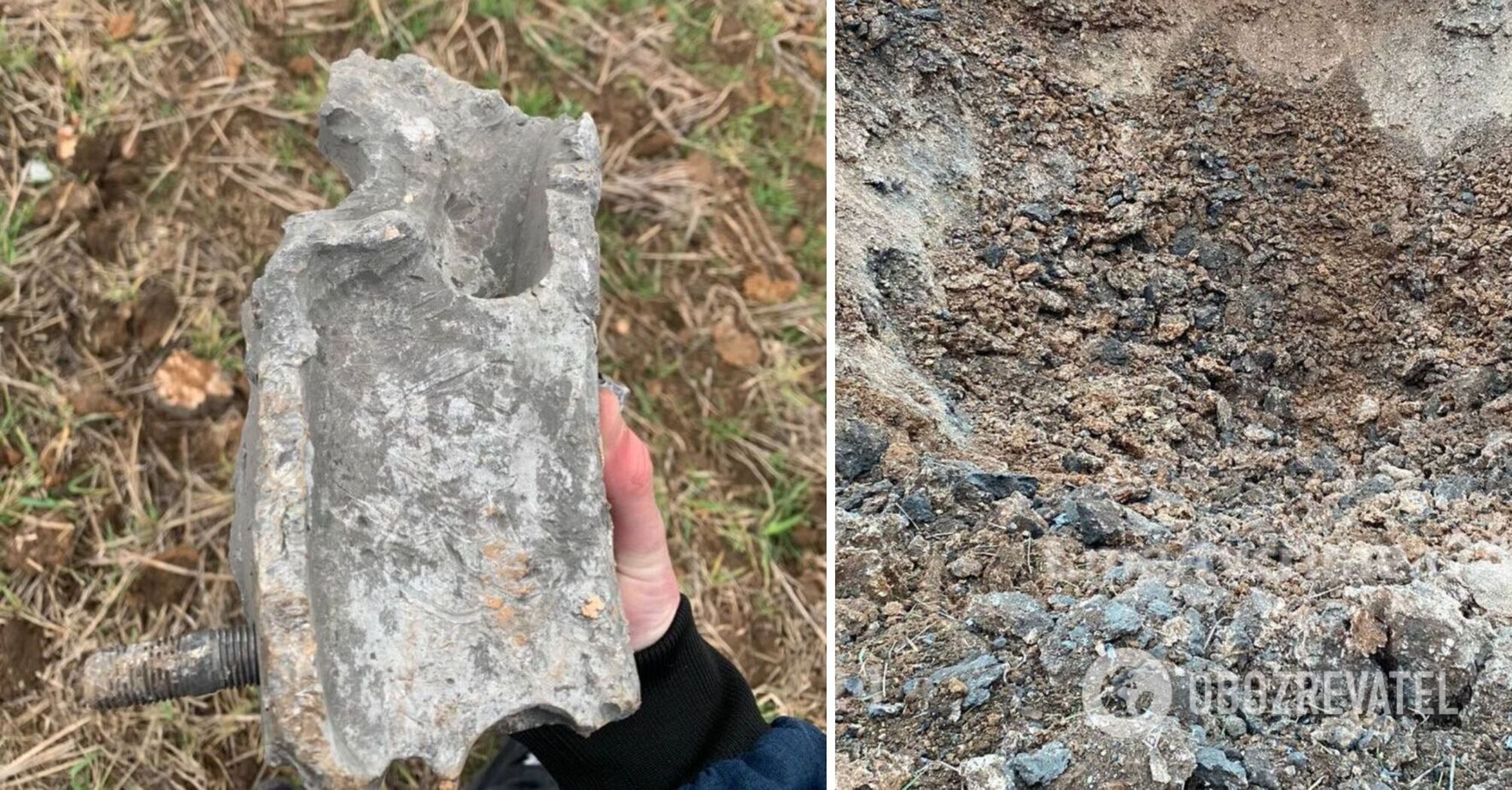 The occupiers in Crimea showed the place where the UAV "crashed": it is unknown where the drone itself is. Photo.