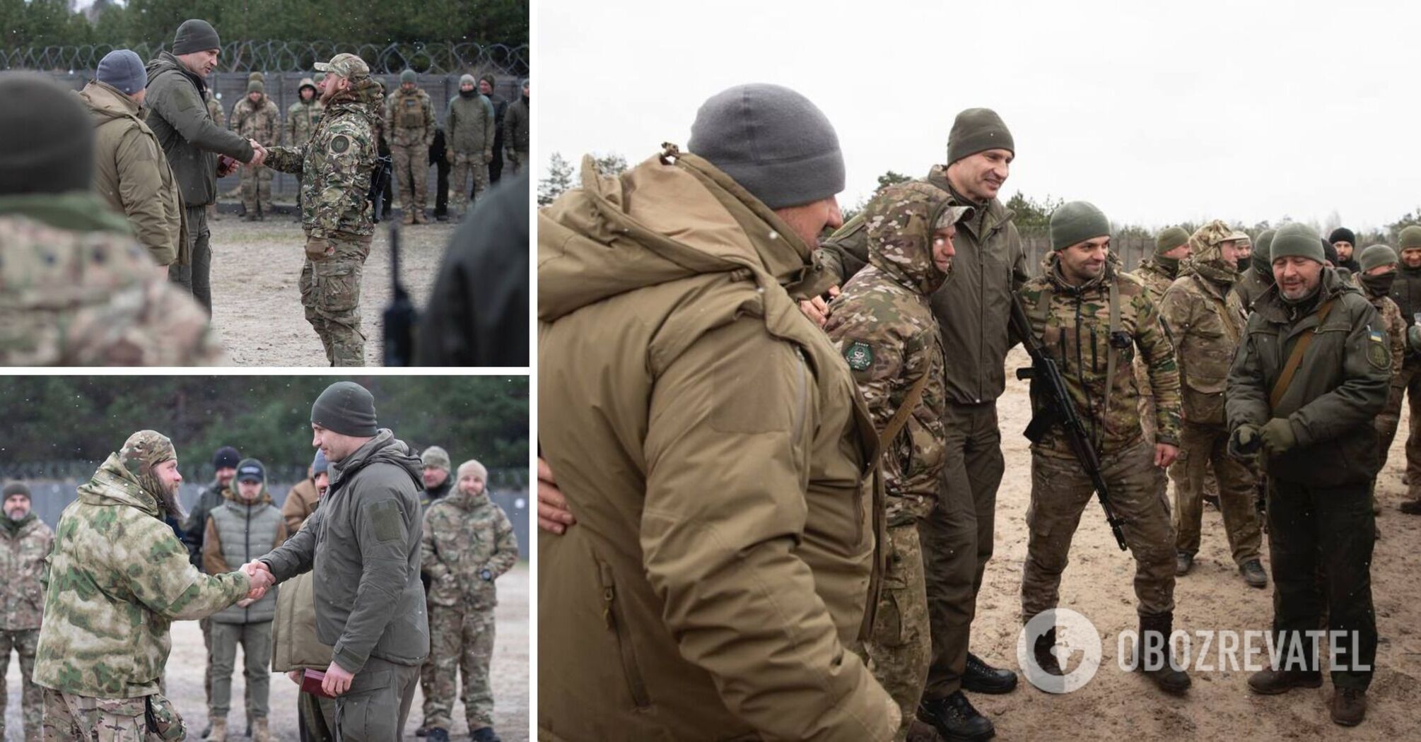 The mayor awarded Ukrainian soldiers