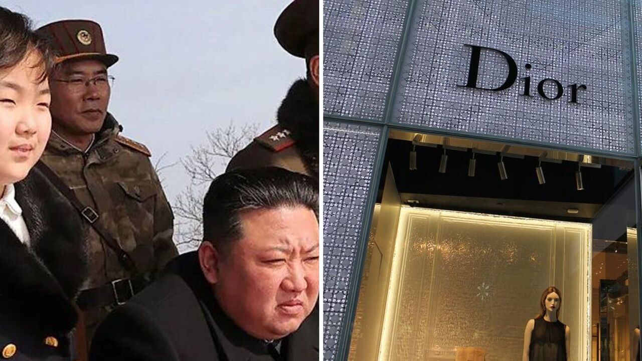 Kim Jong-un brings his daughter out in a $3,000 Dior jacket while the people survive in poverty. Photo.