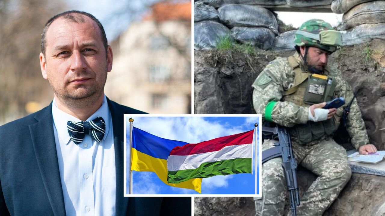 A "professor from the trenches", Fedir Shandor, may become Ukraine's ambassador to Hungary, whose photo on the front line went viral
