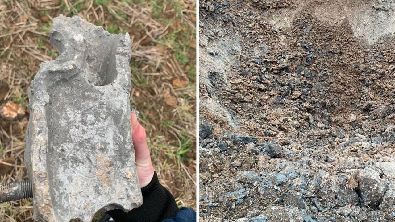 The occupiers in Crimea showed the place where the UAV "crashed": it is unknown where the drone itself is. Photo.