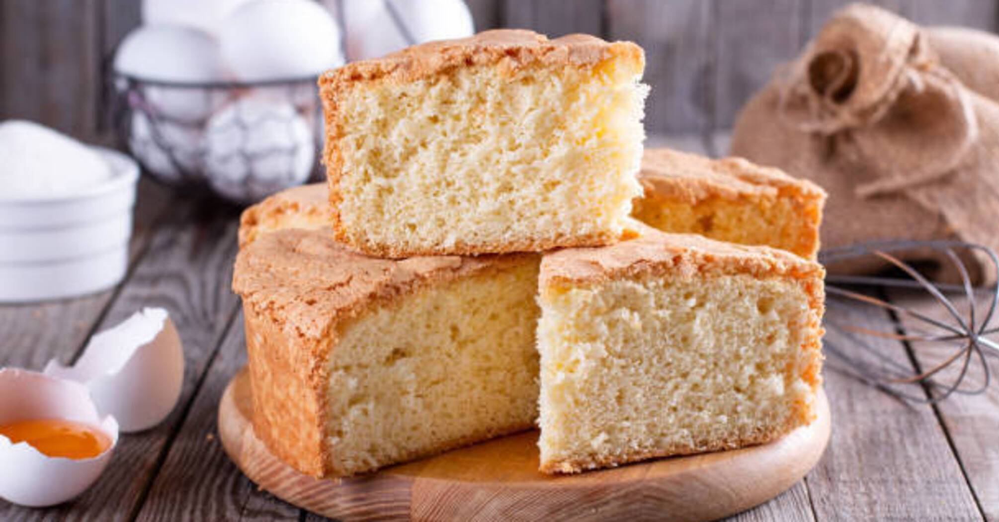 How to make a high sponge cake