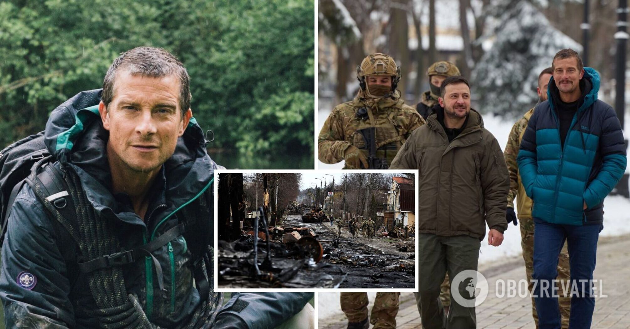 Author of the survival programme Bear Grylls shares his emotions from his visit to Ukraine: I was shocked by the trip to Bucha and Irpin