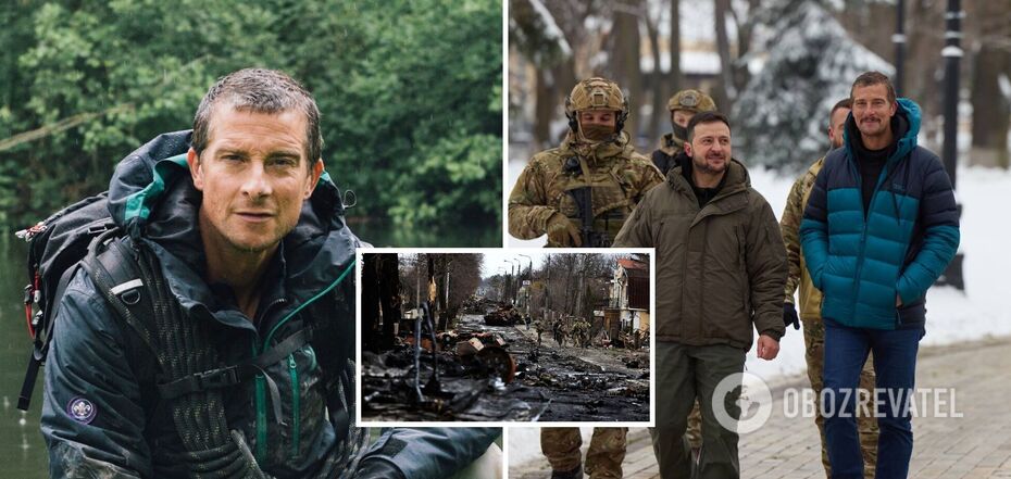 Author of the survival programme Bear Grylls shares his emotions from his visit to Ukraine: I was shocked by the trip to Bucha and Irpin
