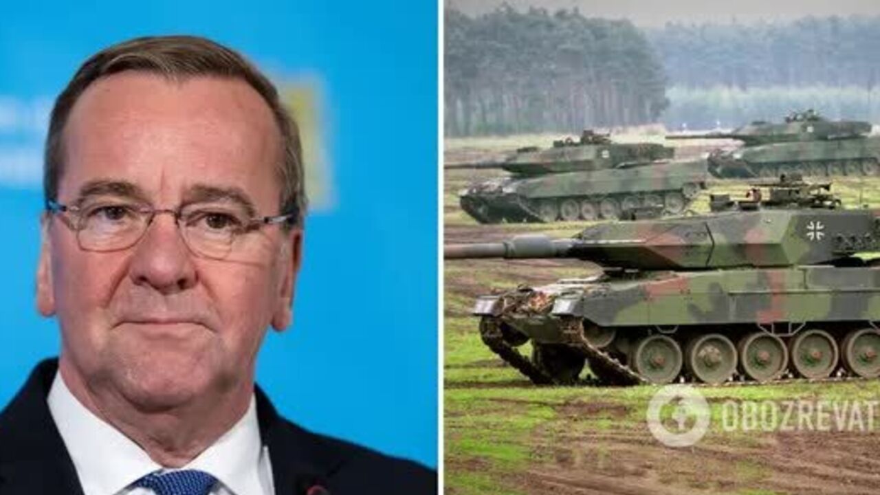 "Can come all together": Boris Pistorius named terms of delivery of Leopard 2 tanks from Germany and Portugal to Ukraine