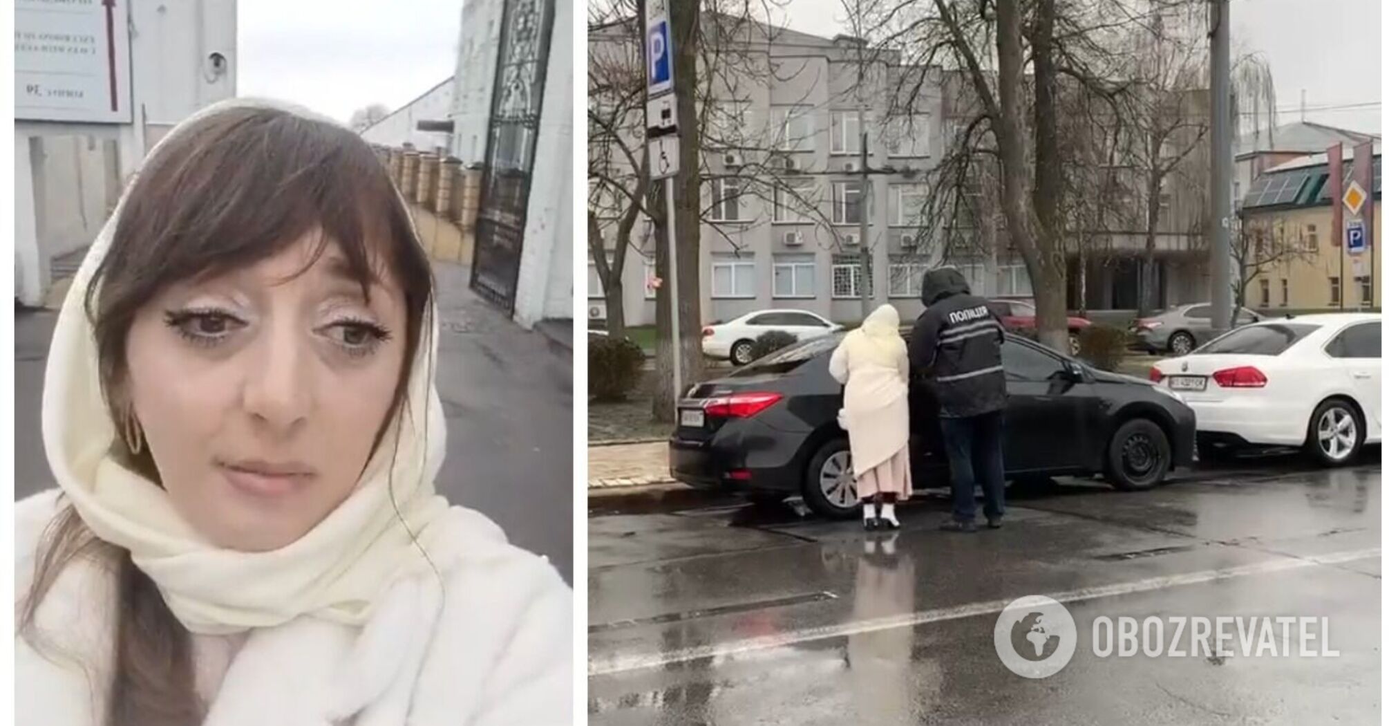 UOC-MP "activist" Viktoria Kokhanovska taken for interrogation by SBU: an hour before she recorded provocative video
