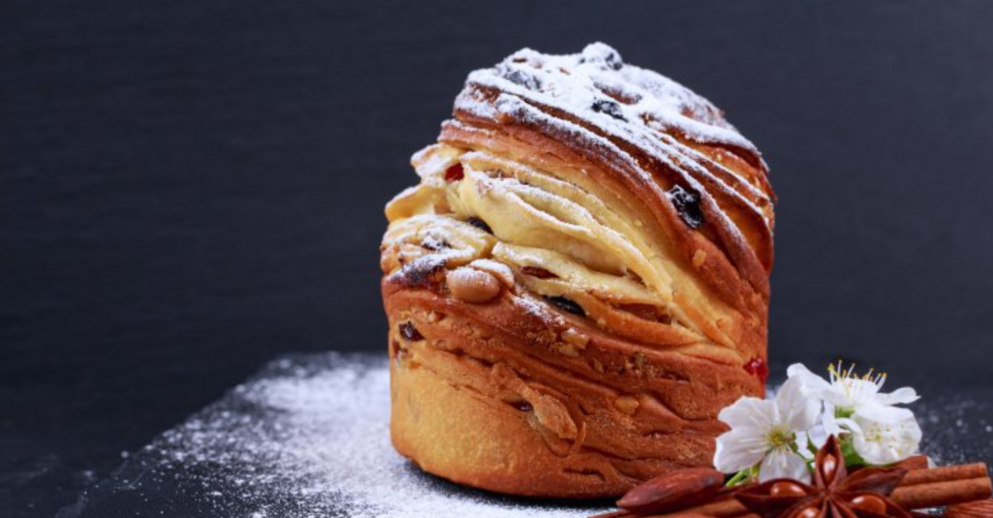 Kruffin with raisins recipe