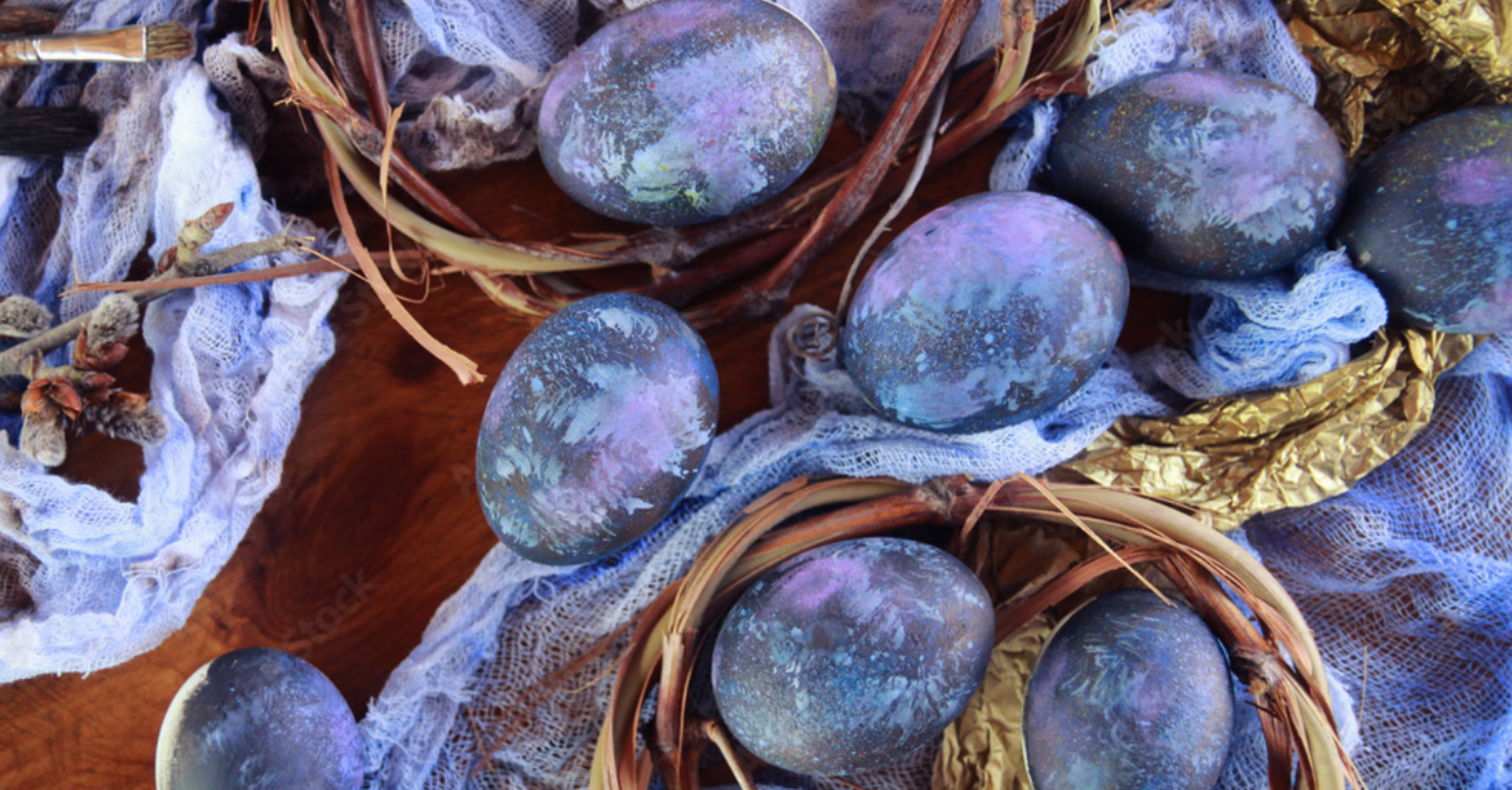 How to dye eggs beautifully