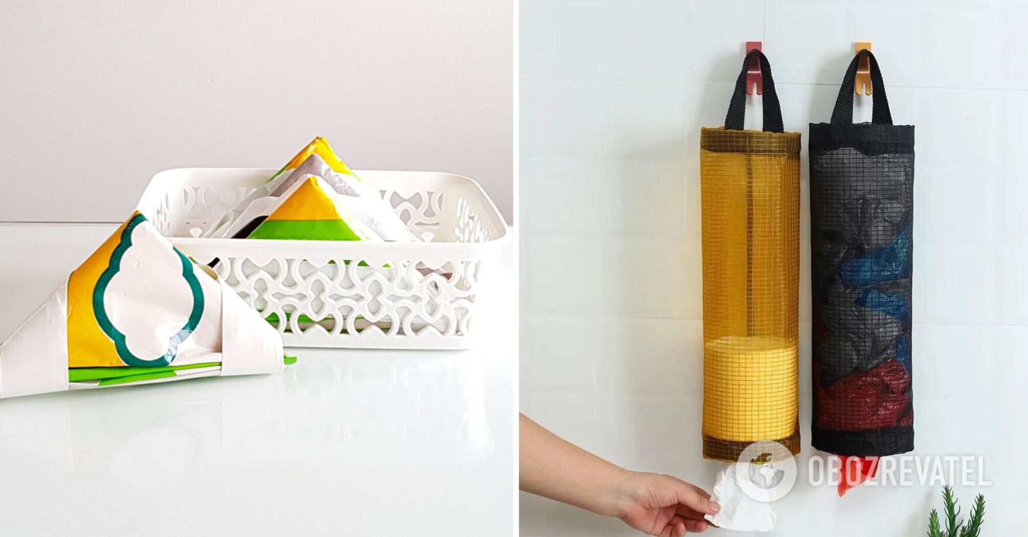 It's better to forget the bag with the bags: life hacks on how to store them conveniently at home