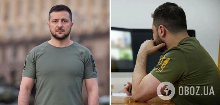 "There is no shortage of clothes": Zelenskyy explains how he got 20 similar khaki T-shirts