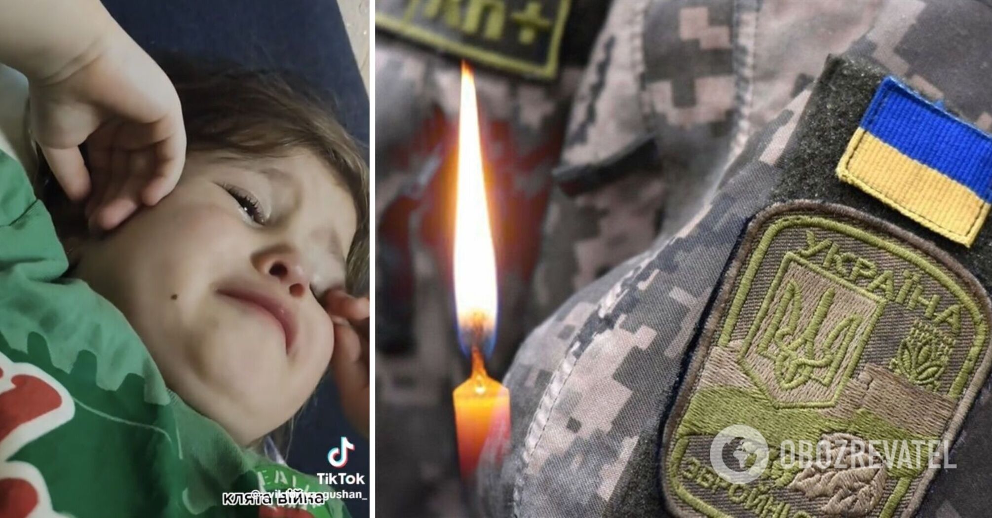 Video of a little girl grieving for her father who died in the war moved the network to tears: he is now in her heart