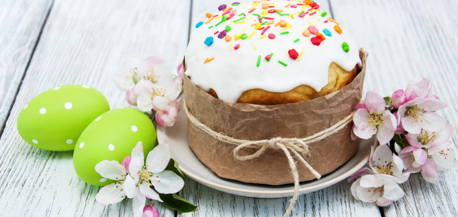 Homemade Easter cake