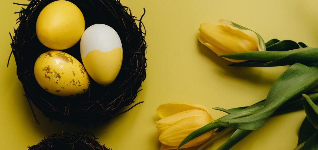 How to dye eggs for the Easter table