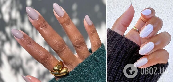 Lip Gloss manicure has become a new trend in 2023: what is special and what does lip gloss have to do with it. Photo.