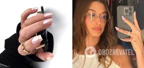 Glazed doughnut manicure has become a viral trend: it's the perfect choice for winter. Photo.