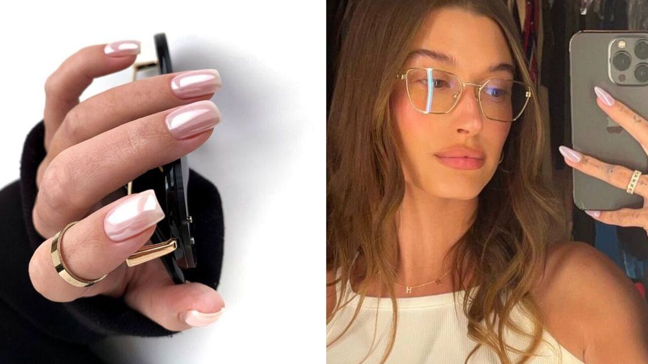 Glazed doughnut manicure has become a viral trend: it's the perfect choice for winter. Photo.