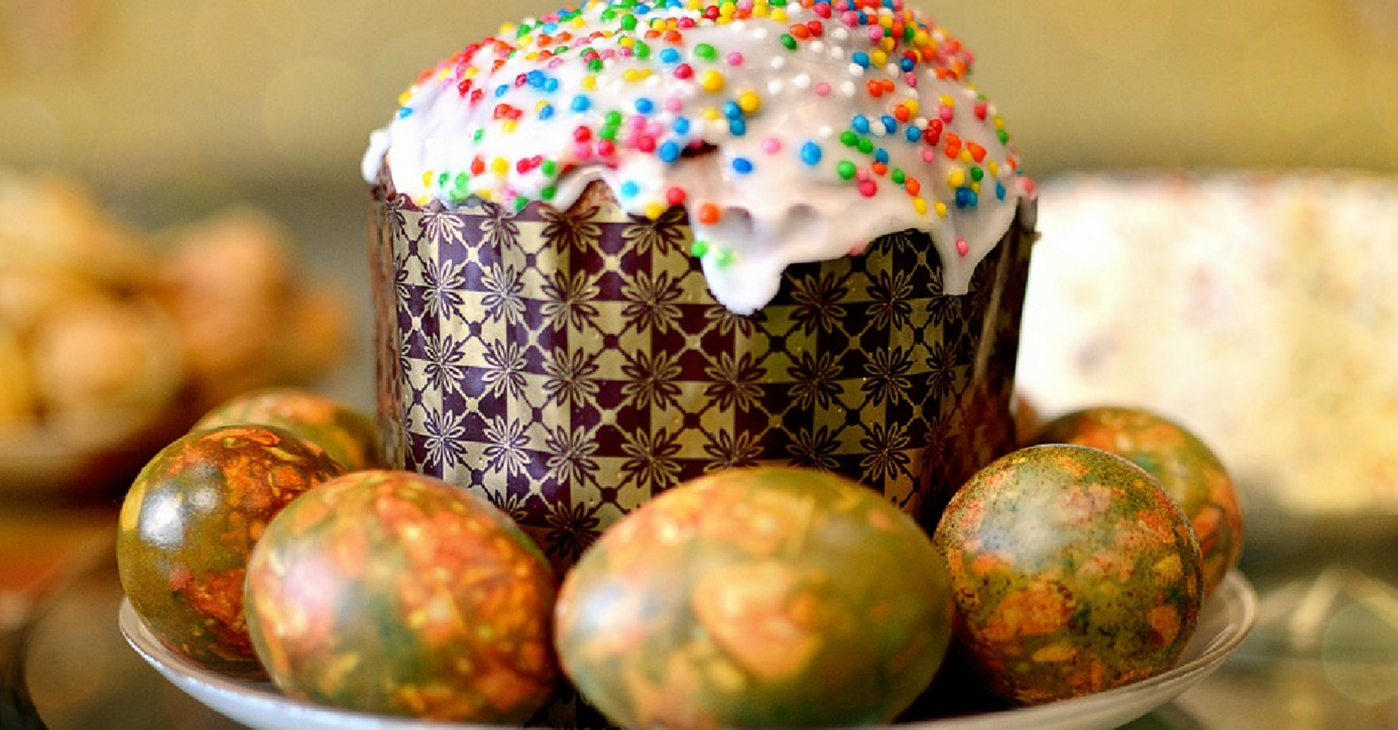 Homemade Easter cake