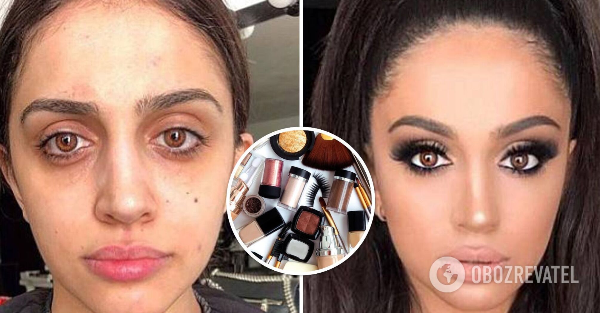 Make-up works wonders: how a visit to a make-up artist can change women beyond recognition. Before and after photos