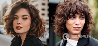 5 best haircuts for curly hair that will make your look sophisticated. Photo.