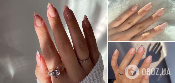 "Invisible" French manicure will be the most fashionable in 2023: what is the peculiarity. Photo.