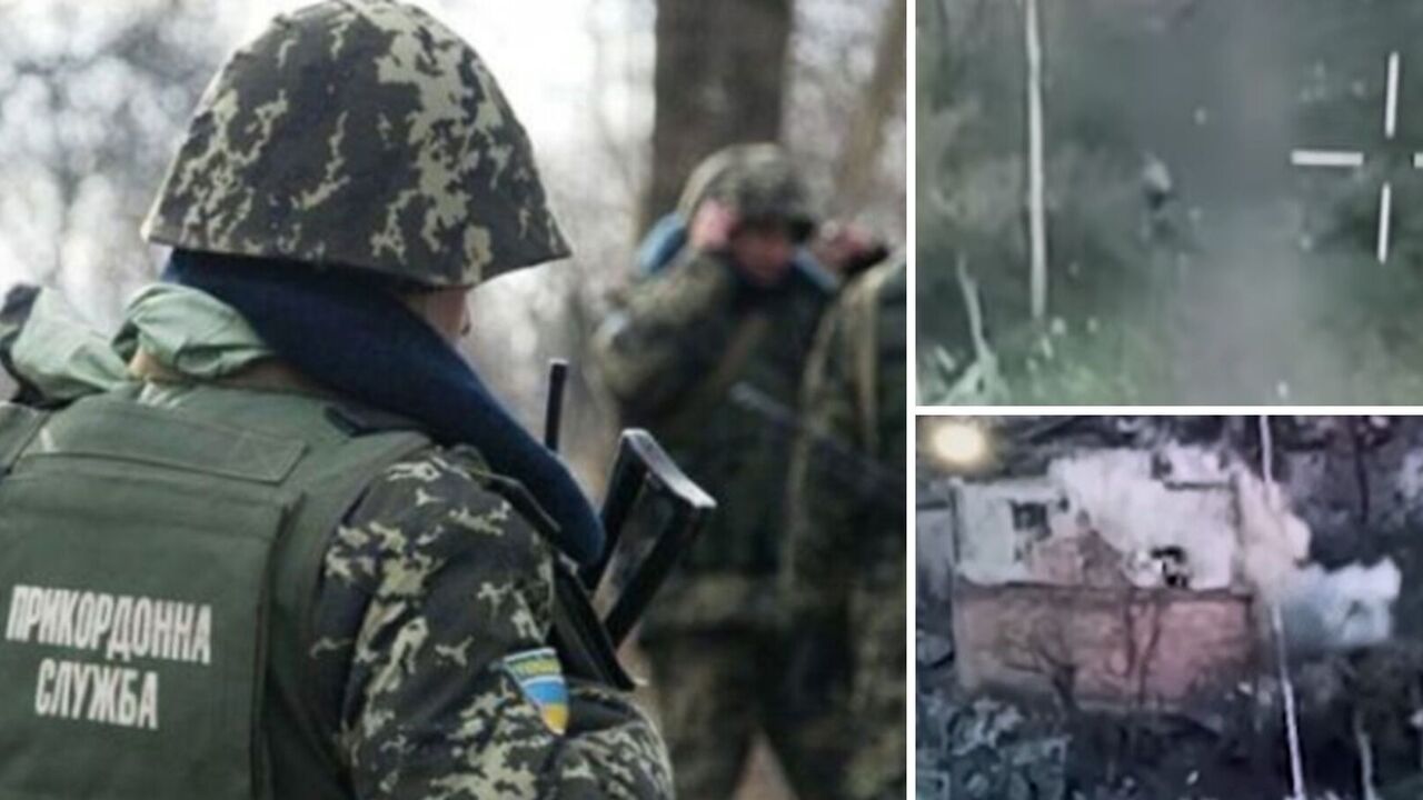 Ukrainian border guards threw the occupants a mine "party" in Bakhmut. Video