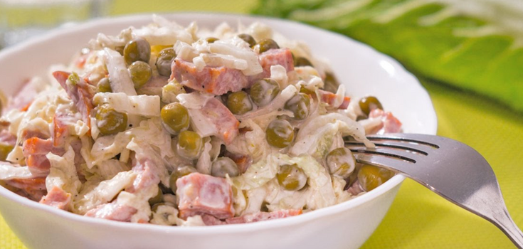 Light salad "Dnestr" with mayonnaise in a new way: what will make the taste bright