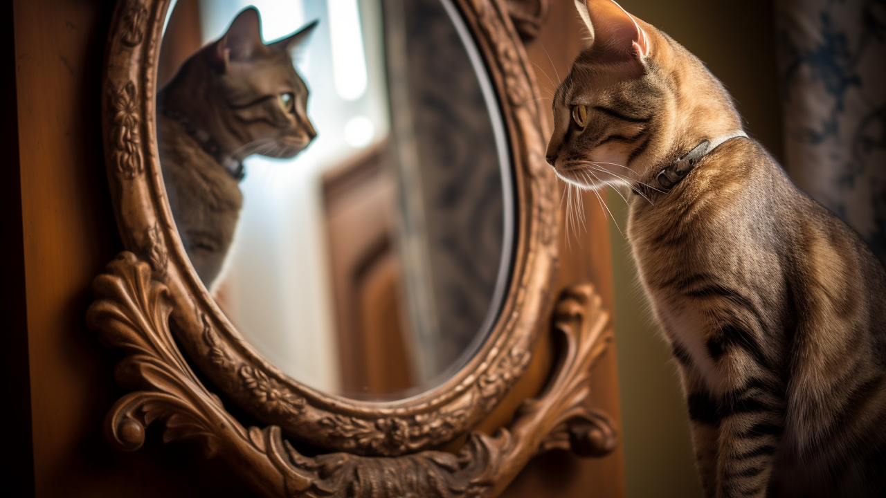 What cats see when they look in the mirror: the answer will surprise you
