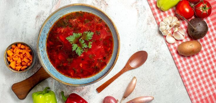 What to replace meat in borsch: a dish you can eat in Lent