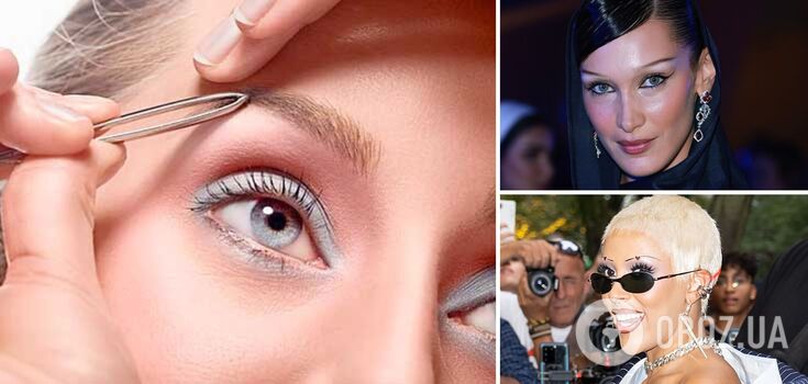 Thin eyebrows are coming back into fashion: who will be perfect for the trend from the 90s and who should not experiment. Photo.