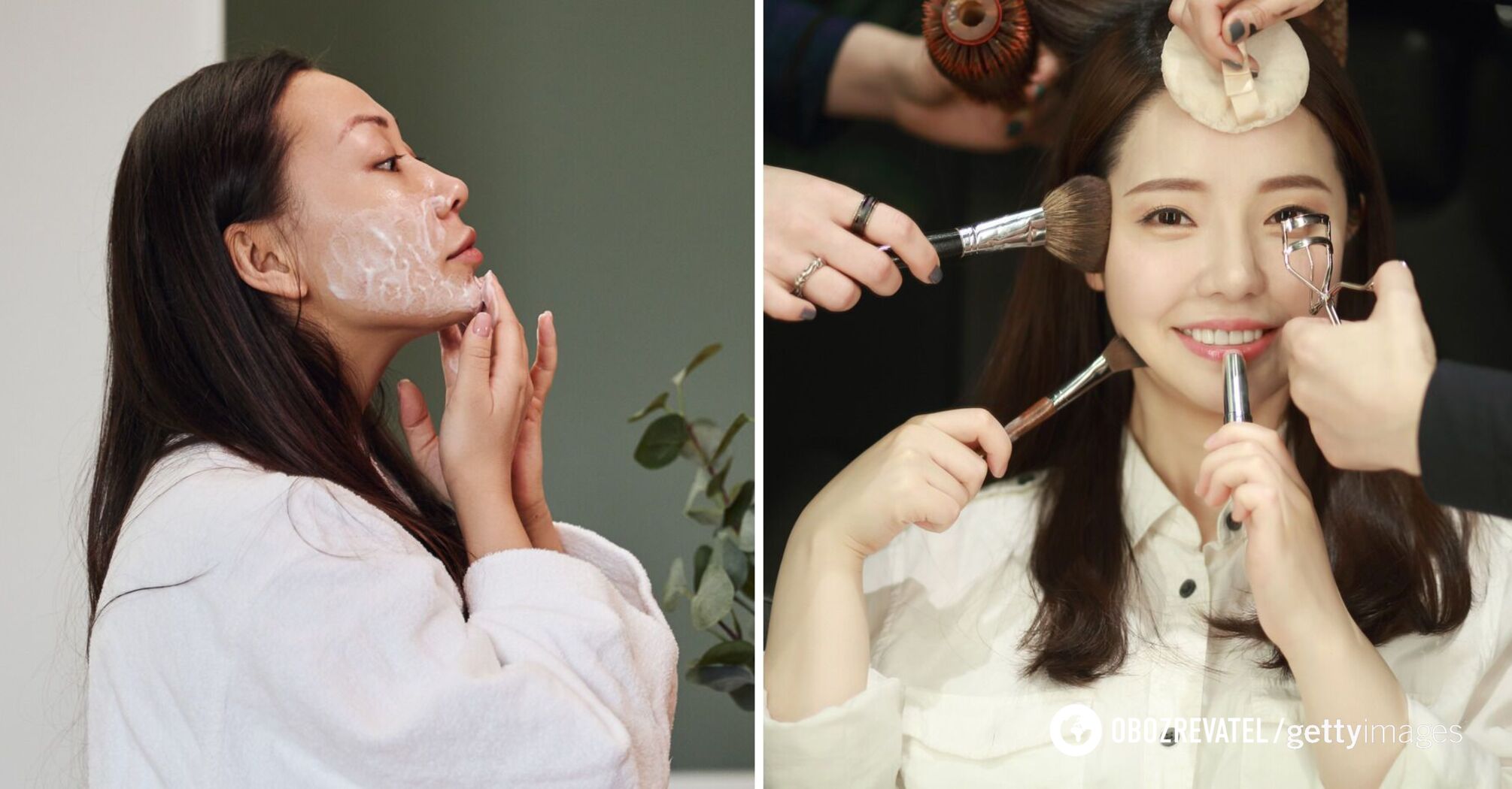 Perfect skin and accent on the lips: 7 rules of Korean make-up that will make your look fresh. Photo.