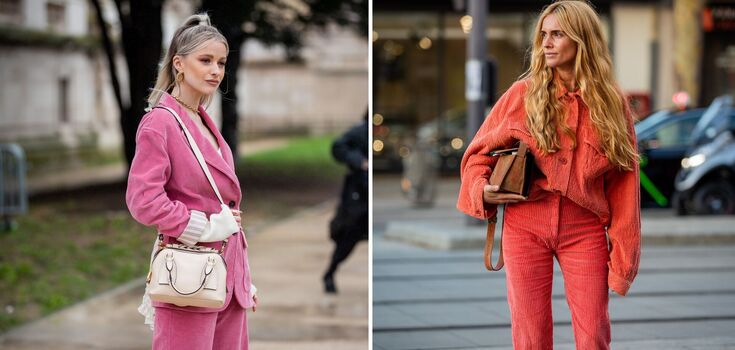 Corduroy is back in fashion: how to choose the perfect outfit and what to focus on. Photo.