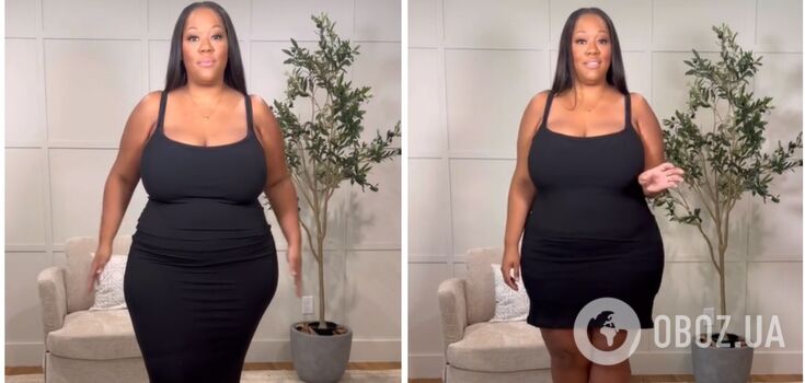 How to turn a maxi dress into a midi in a minute: a woman shows a life hack that went viral. Video.