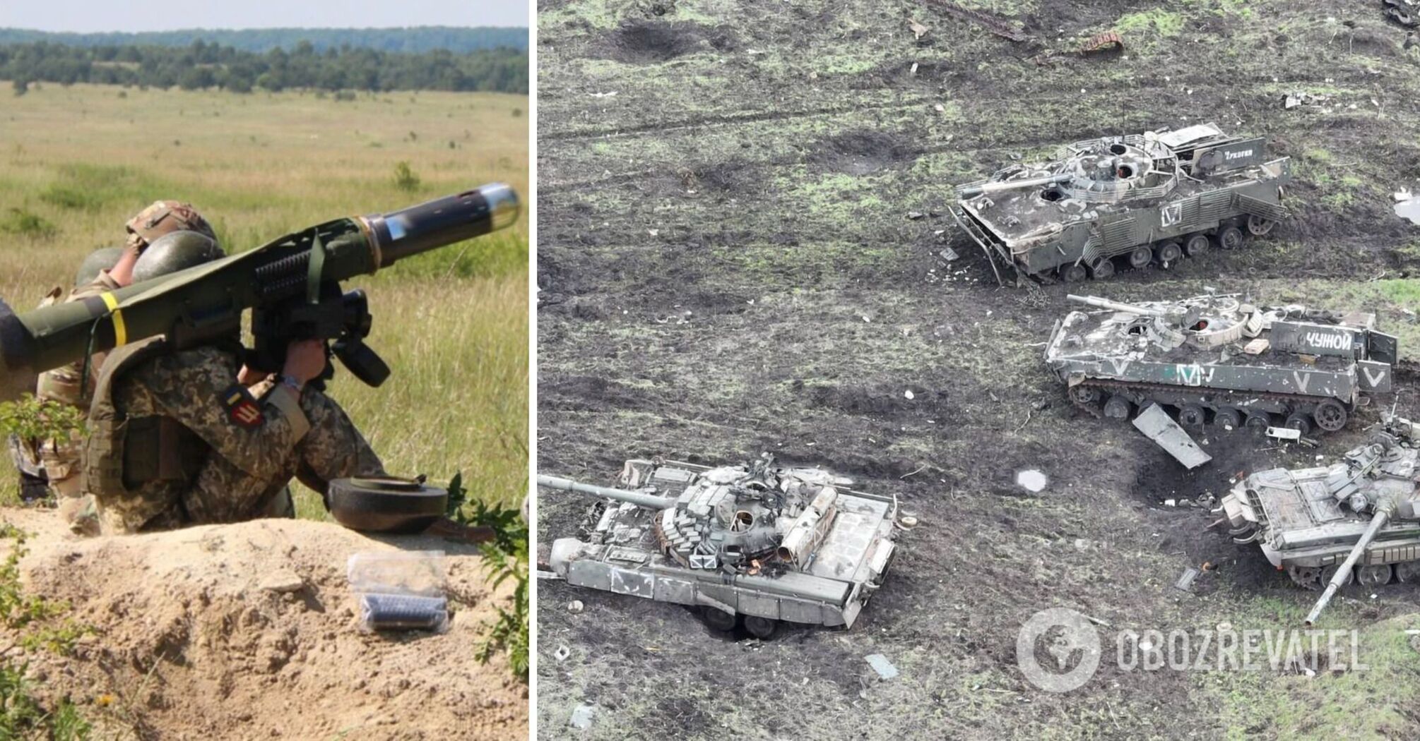Russian tanks near Vuhledar