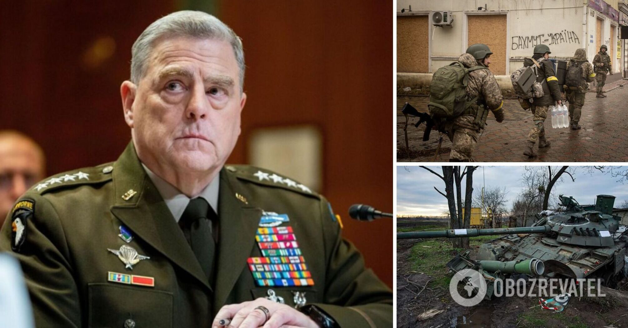 General Milley: Russia is wasting people in Bakhmut for 'very little gain', their morale is low