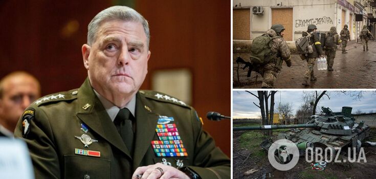 General Milley: Russia is wasting people in Bakhmut for 'very little gain', their morale is low