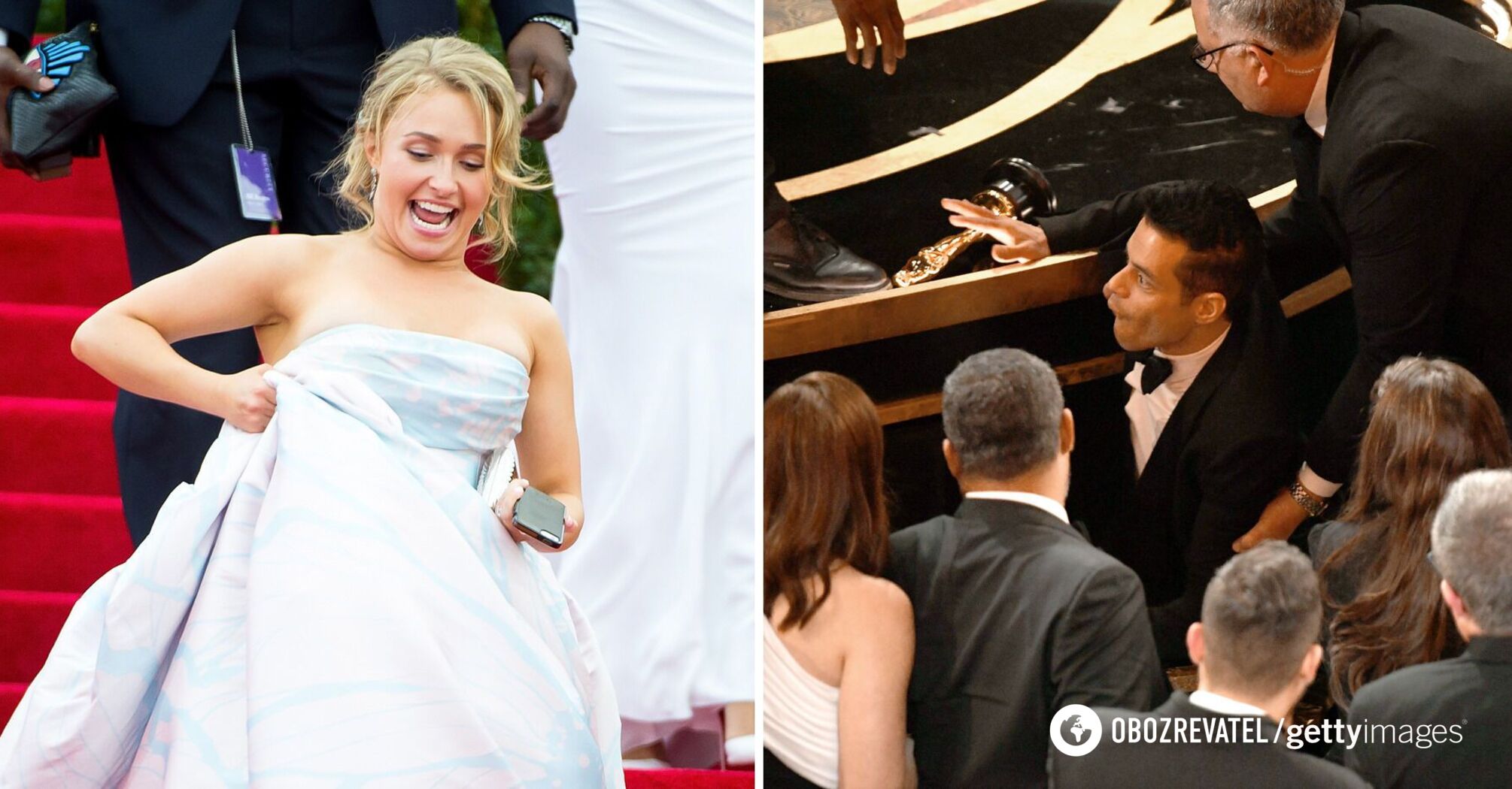 Celebrities also have bad days: five of the most epic celebrity embarrassments on the red carpet. Photo.