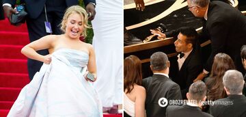 Celebrities also have bad days: five of the most epic celebrity embarrassments on the red carpet. Photo.