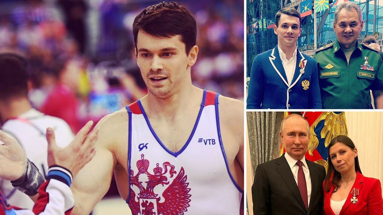 Ukrainian gymnast who fled to Russia whines about sanctions, while propagandist sister hugs Putin