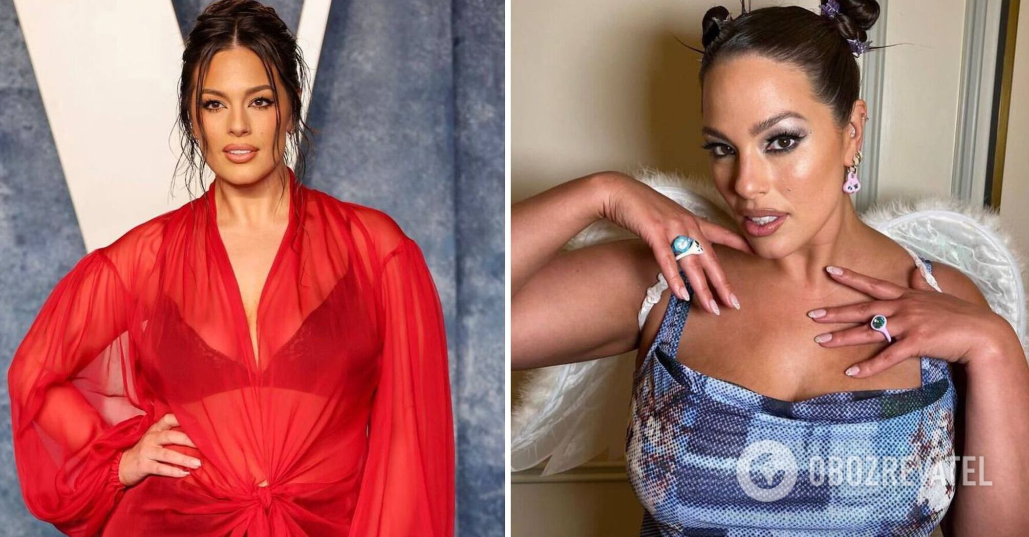 Ashley Graham was named the sexiest woman of the year: what the "queen of curves" looks like. Photo.