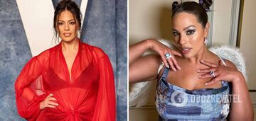 Ashley Graham was named the sexiest woman of the year: what the 'queen of curves' looks like. Photo.