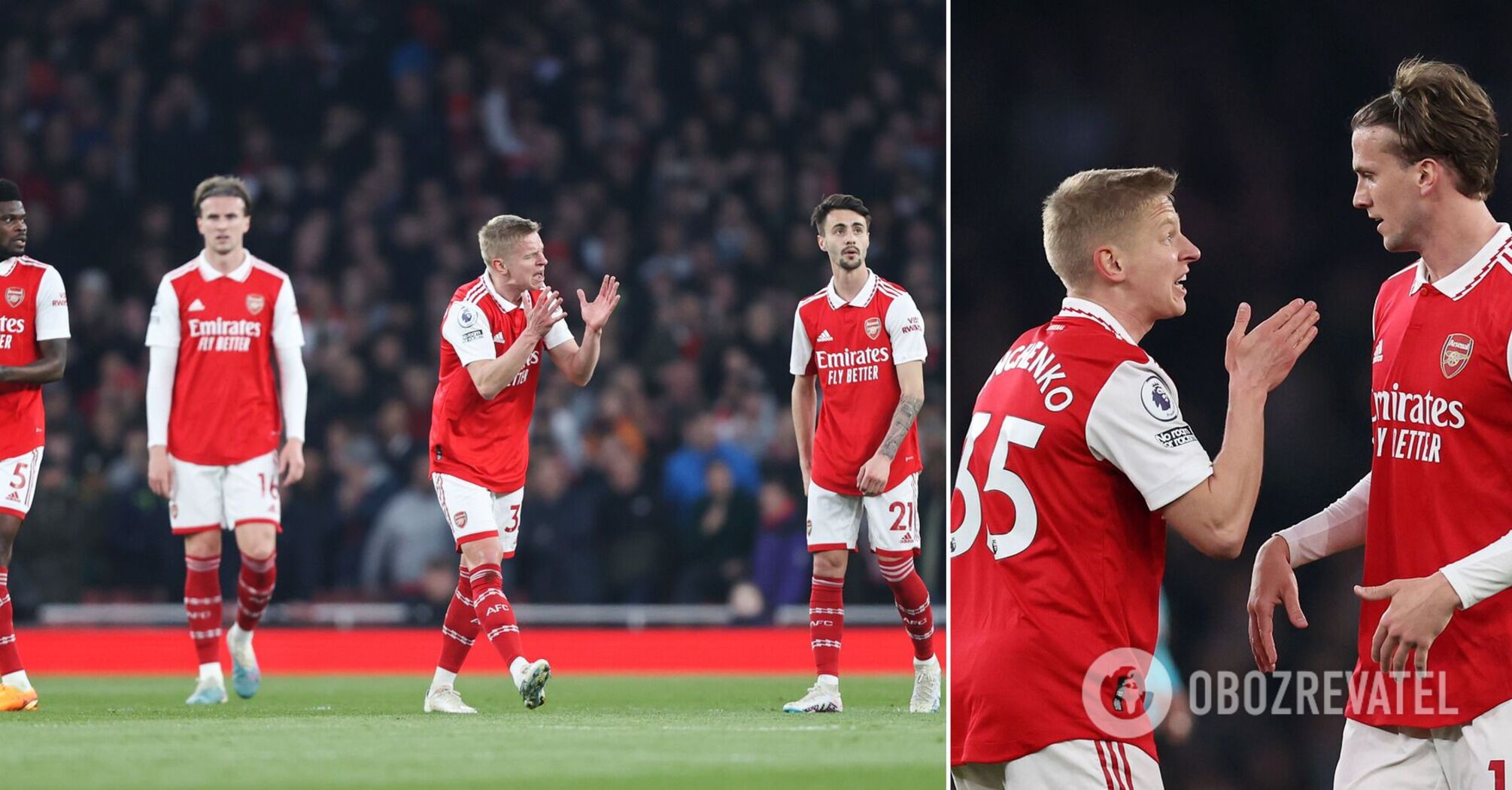 Zinchenko ignited Arsenal and they incredibly fought back from 1-3 with 2 minutes left. Video.
