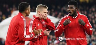 Zinchenko received a portion of criticism in England for "falling asleep" on the pitch in the Arsenal match