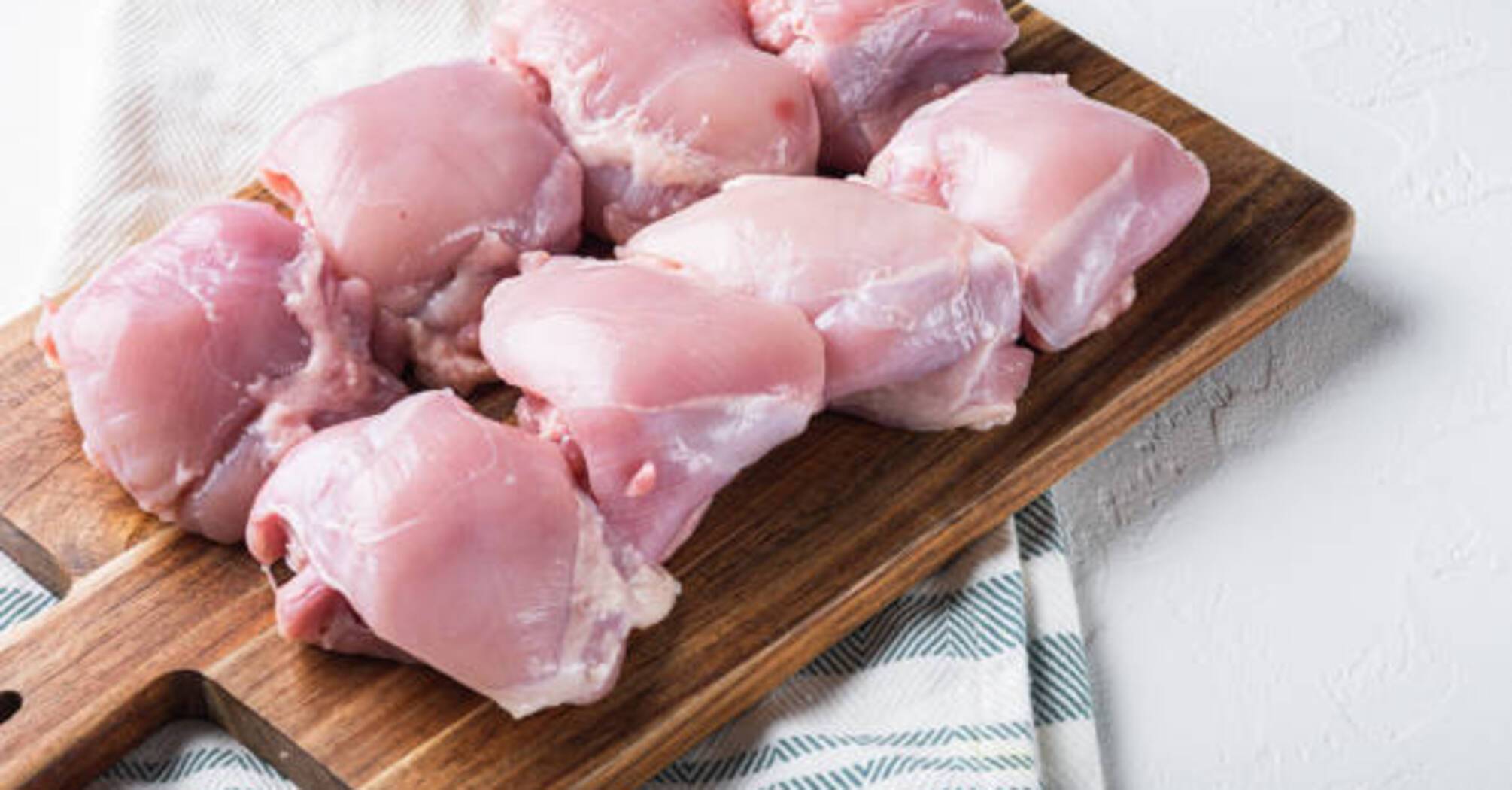 Chicken meat for cooking