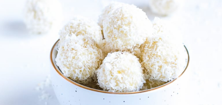 Homemade sugar-free coconut candy: just 4 ingredients