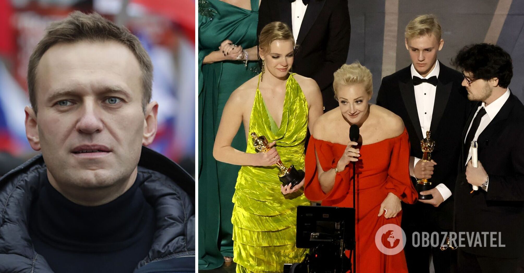 Film about Navalny wins Oscar: Russian's wife went out to collect the award and spoke of "fighting for democracy