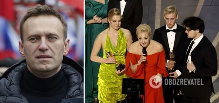 Film about Navalny wins Oscar: Russian's wife went out to collect the award and spoke of 'fighting for democracy