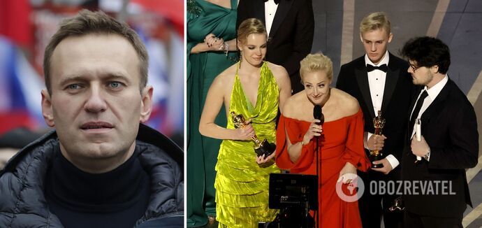 Film about Navalny wins Oscar: Russian's wife went out to collect the award and spoke of 'fighting for democracy