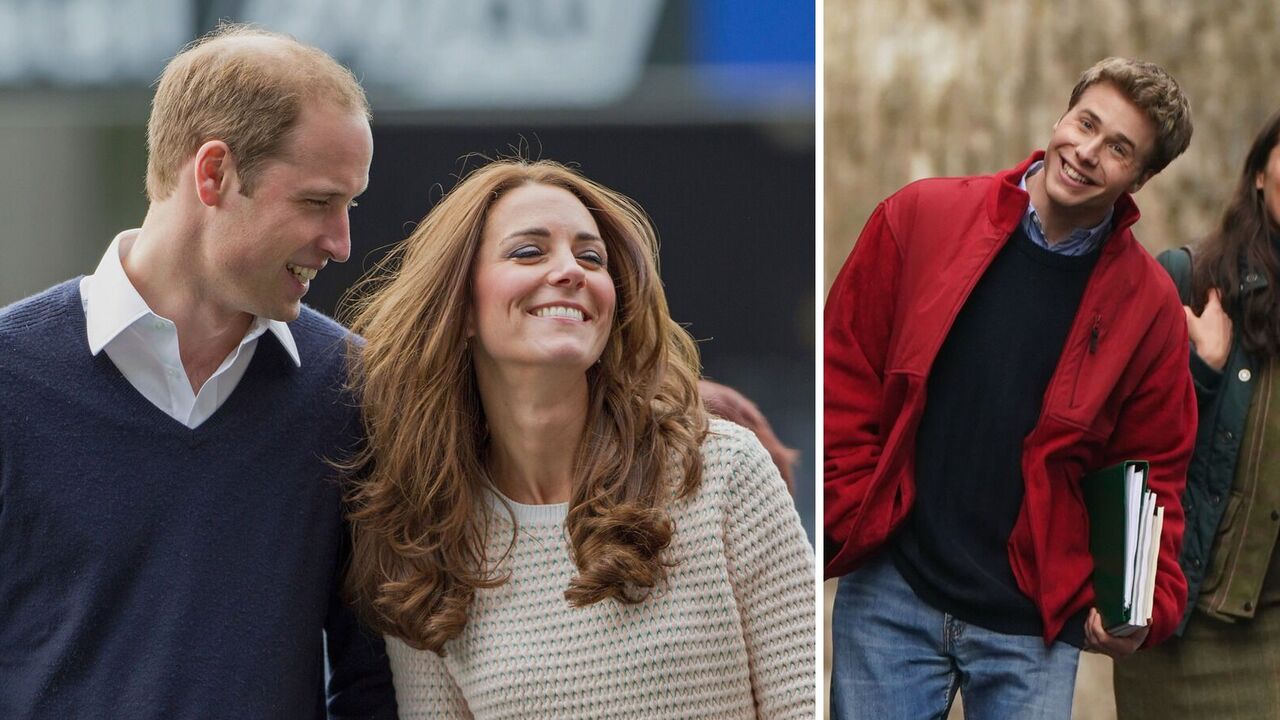 The first footage from the filming of the sixth season of "The Crown," where Kate Middleton and Prince William will meet, has surfaced